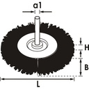 Wheel brush V6803-100, VIGOR (2)