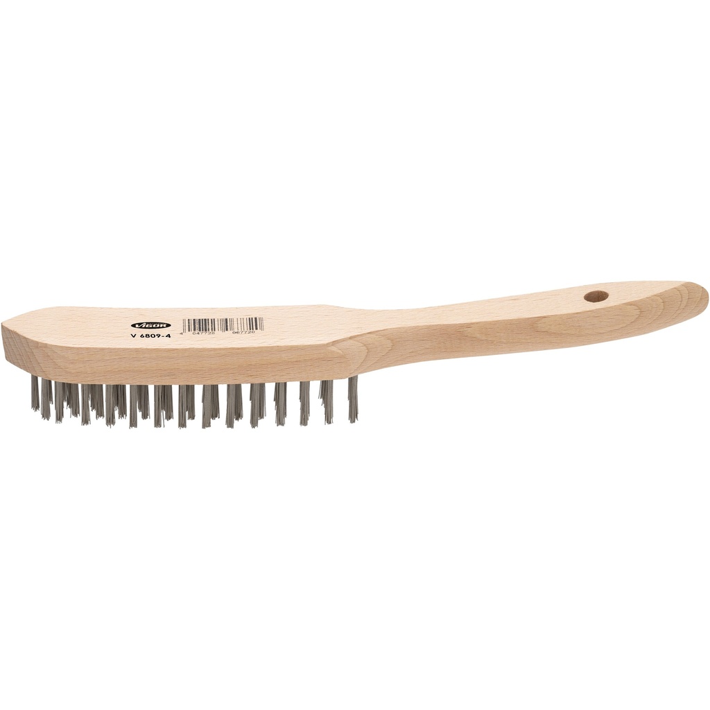 Steel wire brush ∙ 4 rows V6809-4, VIGOR (2)