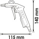 Air blow gun ∙ short V7135, VIGOR (2)
