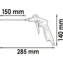 Air blow gun ∙ long V7135-150, VIGOR (2)