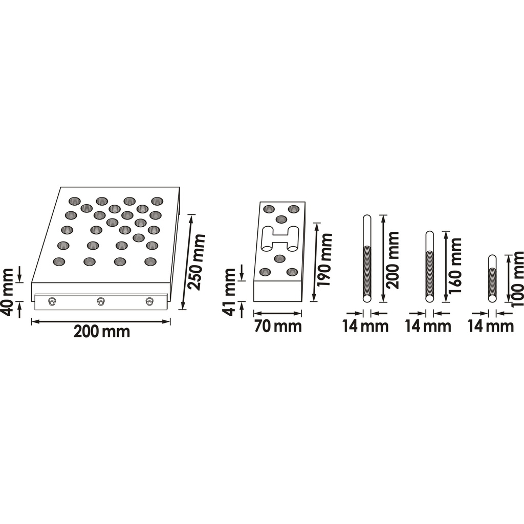 Universal pressing support V7525, VIGOR (2)