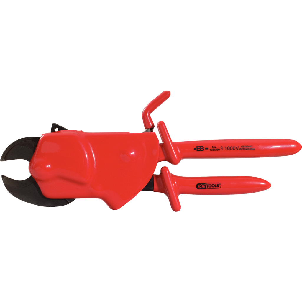Sprūdrata kabeļu šķēres ar aizsargizolāciju, 310 mm (117.1246, KS TOOLS)