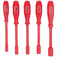 VDE socket screwdriver set,5pcs,5.5-13mm (117.1255, KS TOOLS)