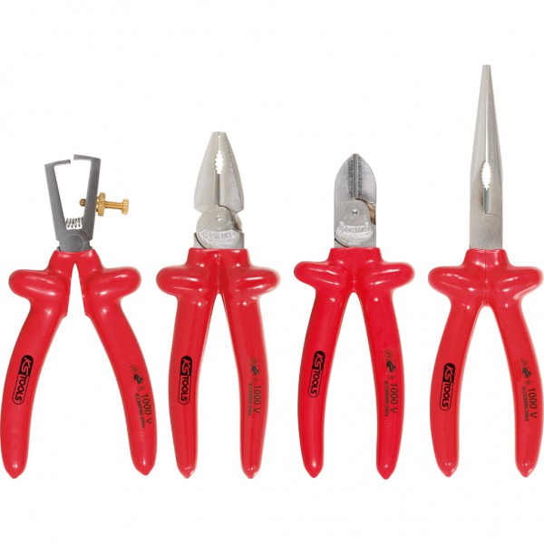 Replių rinkinys 1000 V, 4 dalys (2 variantas) (117.1760, KS TOOLS)