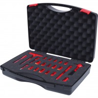 Izolētu muciņu atslēgu komplekts 1/4", 22 daļas (117.1877, KS TOOLS)