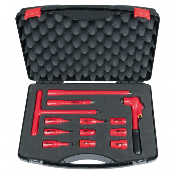 Izolētu muciņu atslēgu komplekts 3/8", 13 daļas (117.1886, KS TOOLS)