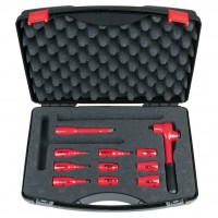 Izolētu muciņu atslēgu komplekts 3/8", 11 daļas (117.1889, KS TOOLS)