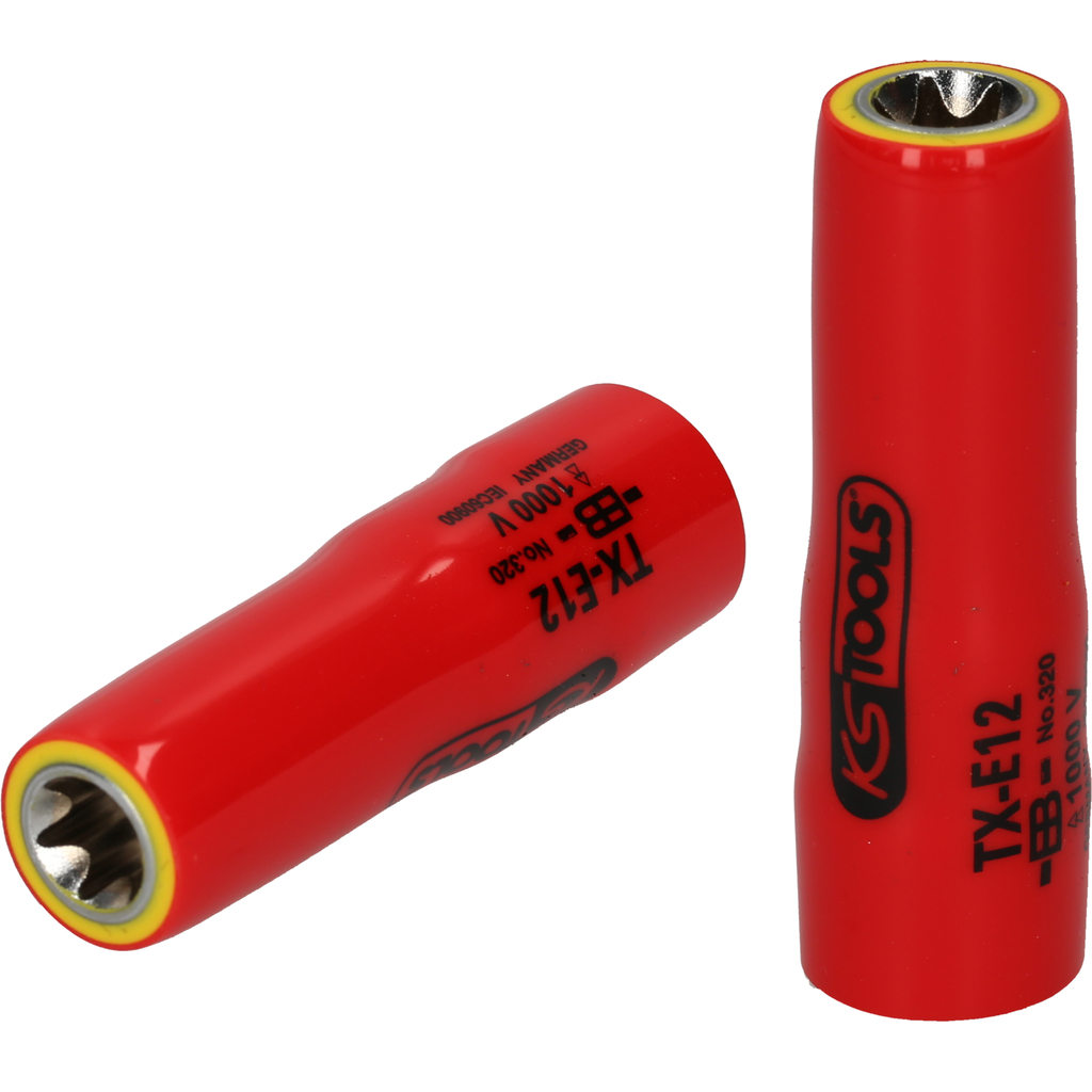 Izolēta gara muciņa 3/8" TX-E, E18 (117.2374, KS TOOLS)