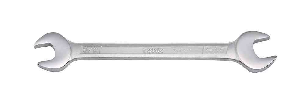 Divpusējā uzgriežņu atslēga 5/8"x11/16" SAE (4221617, SONIC)