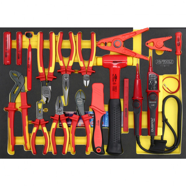 ERGOTORQUE VDE pliers set (117.6117, KS TOOLS)