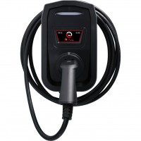 Įkrovimo stotelė su Type 2 įkrovimo kabeliu, 7,4 kW, 32 A, 230 V, su RFID, be skaitiklio (117.7572, KS TOOLS)