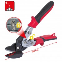 Aviation snips left, 260mm (118.0046, KS TOOLS)