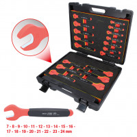 Open-ended wrench set with insulation (118.1500, KS TOOLS)