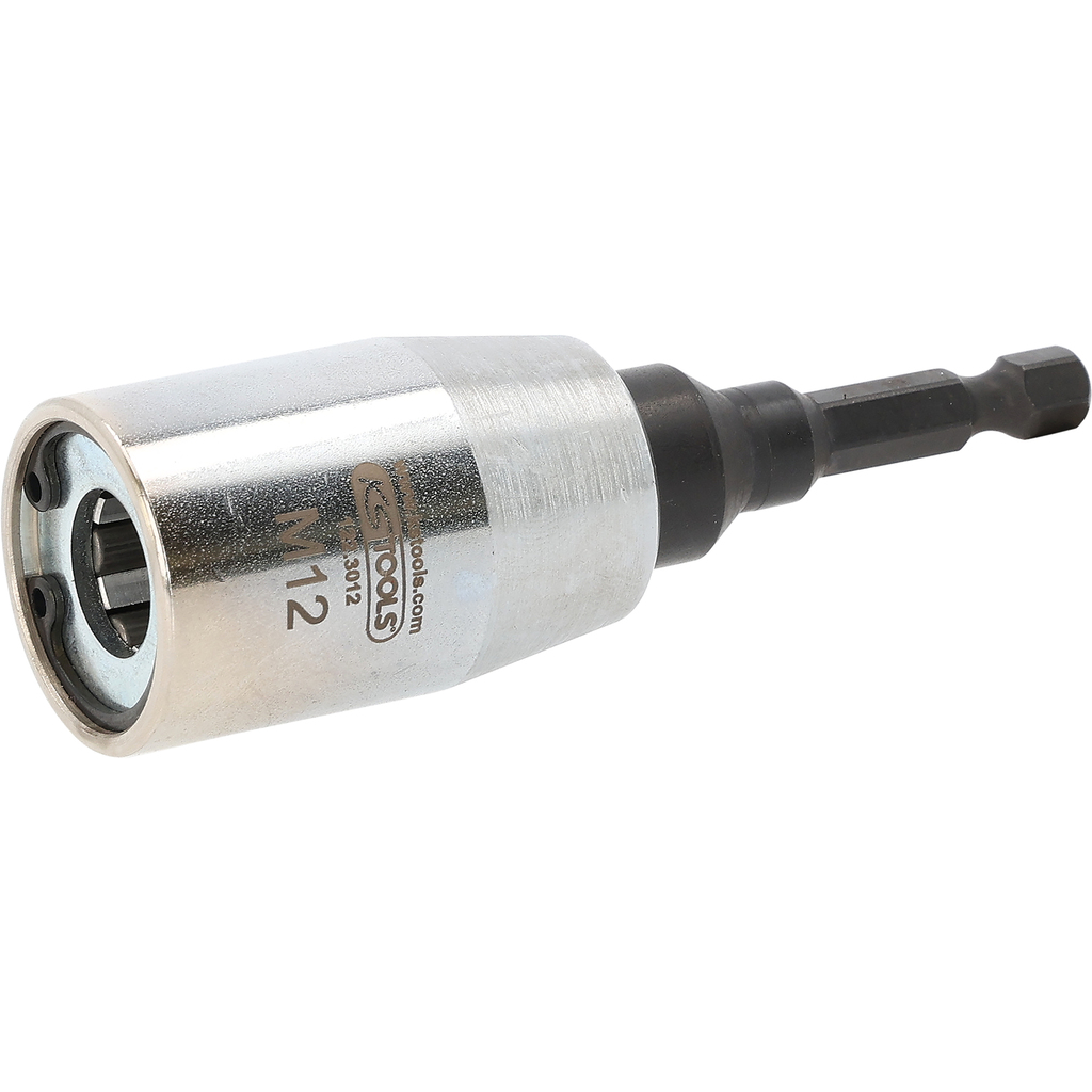 Magnetinis smeigių sukiklis gręžtuvams 1/4", M12 (122.3012, KS TOOLS)