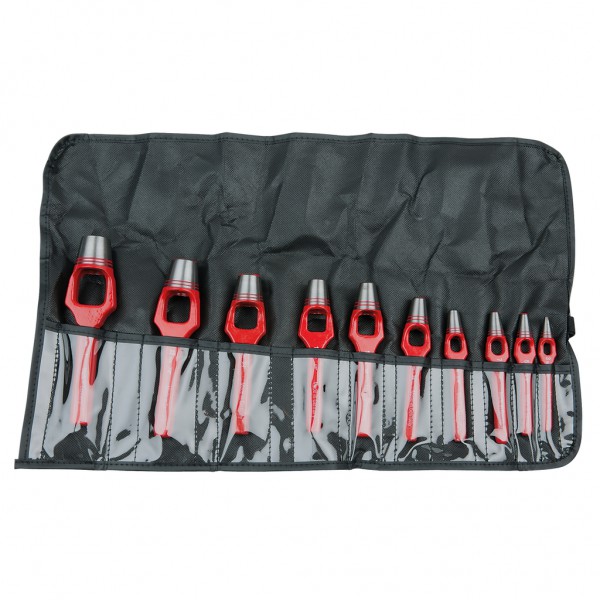 Handle punch set, 10pcs (129.2104, KS TOOLS)