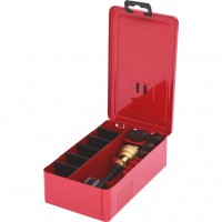 Ūdens krānu ligzdu frēzēšanas instrumentu komplekts 3/8"–1", 5 gab. (136.1100, KS TOOLS)