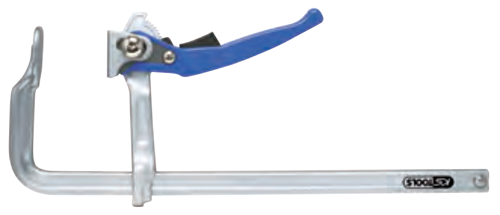 Steel lever clamp with quick release 1000 mm (145.0422, KS TOOLS)