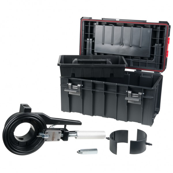 Cauruļu griešanas un fāzēšanas ierīču komplekts, 6 gab., 80–110 mm (222.5110, KS TOOLS)