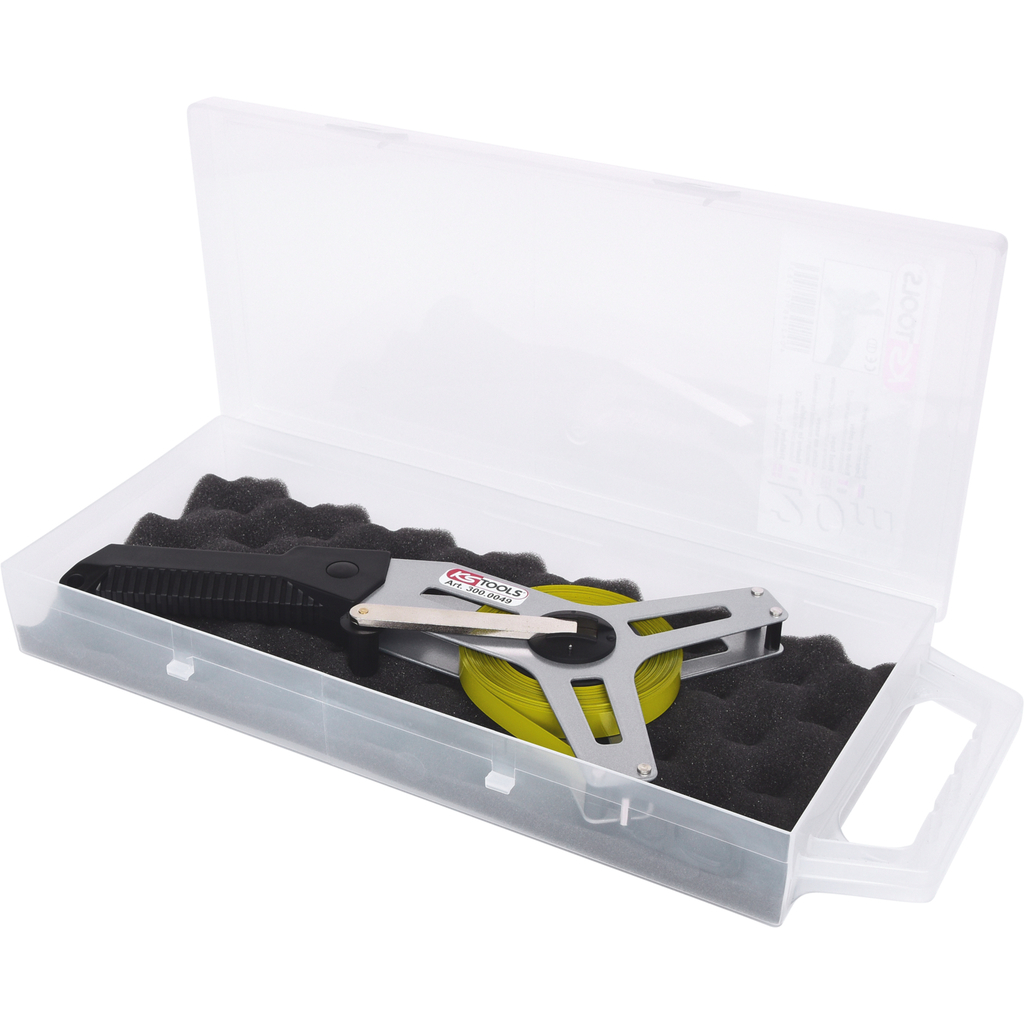 Plieninė matavimo ruletė, 13 mm x 20 m (300.0049, KS TOOLS)