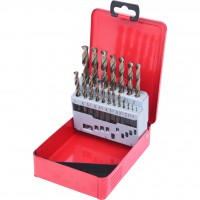 HSS-G Co 5 twist drill set, 19pcs,1-10mm (330.3610, KS TOOLS)