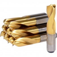 Taškinio suvirinimo grąžtas HSSE-TiN, Ø 8 mm, 10 vnt. (332.0809, KS TOOLS)