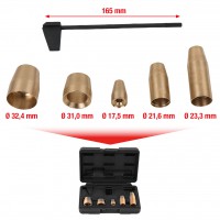 Montavimo įvorių rinkinys siurblys-purkštukas sistemai, 6 vnt. (400.9080, KS TOOLS)