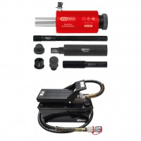 Hidraulinis blokas 16 t su pneumohidrauliniu siurbliu, 13 dalių (440.9991, KS TOOLS)