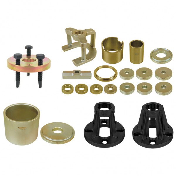 Universāls instrumentu komplekts ass detaļu montāžai un demontāžai, 24 daļu (440.9992, KS TOOLS)