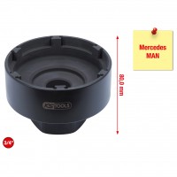 Griovelinių veržlių raktas su 6 kaiščiais, 3/4 col., Mercedes-Benz ir MAN (450.0169, KS TOOLS)