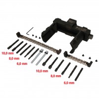Vario nut and key set, 14pcs, HD (450.0190, KS TOOLS)