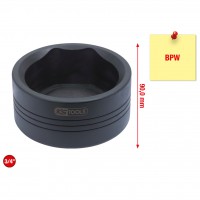 3/4" wheel cap socket BPW, 95 mm (450.0207, KS TOOLS)