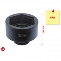 3/4" ašies veržlių raktas BPW 16 t ritininiams guoliams, 85 mm (450.0215, KS TOOLS)