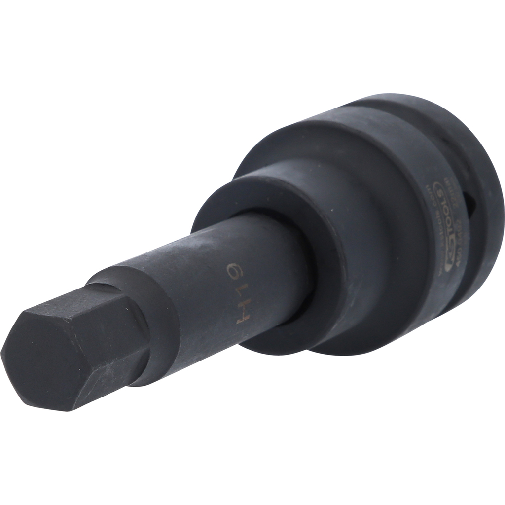 1" impact bit socket, hex, 19mm (450.0492, KS TOOLS)