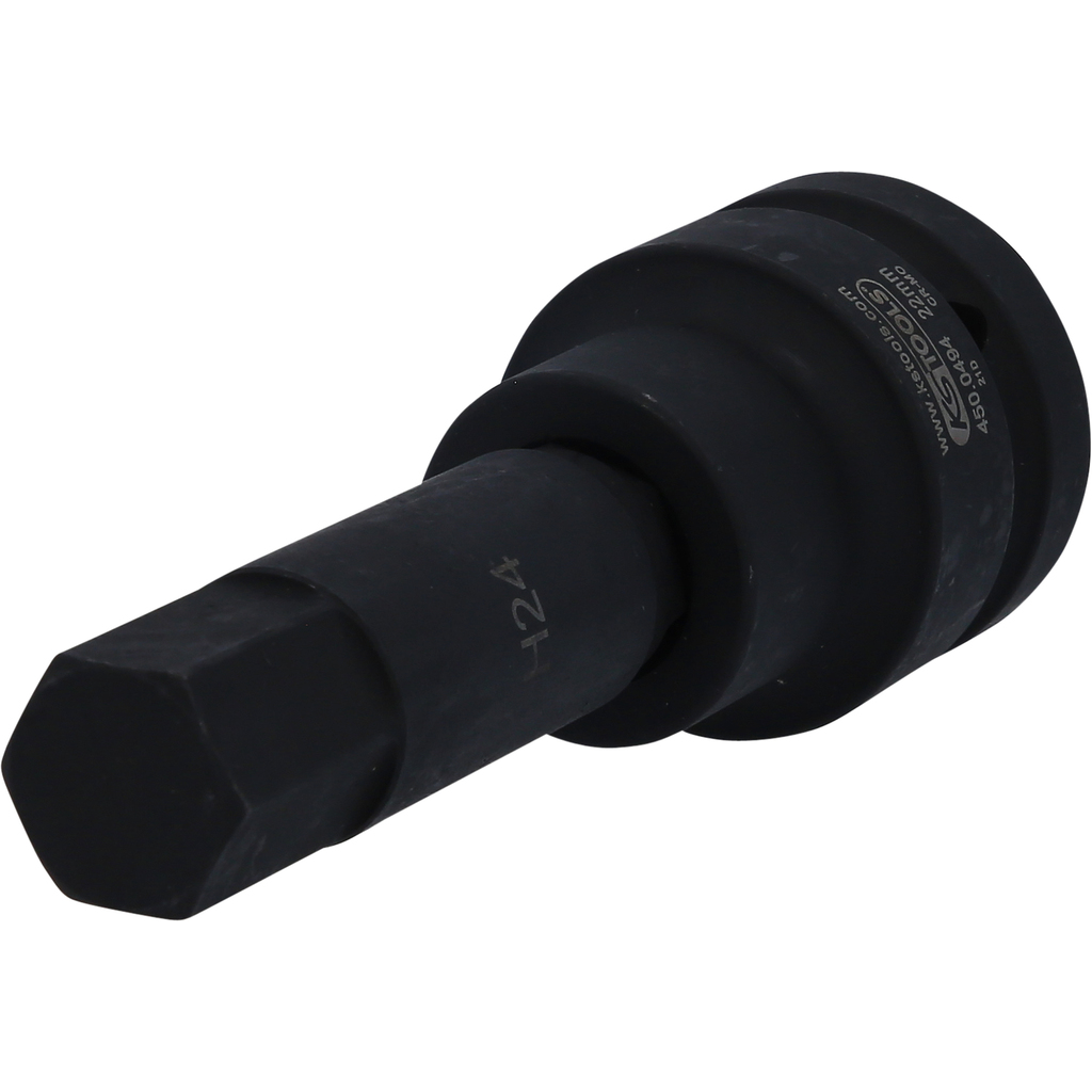 1" gara trieciena uzgaļa muciņa iekšējam sešstūrim, 24 mm (450.0494, KS TOOLS)