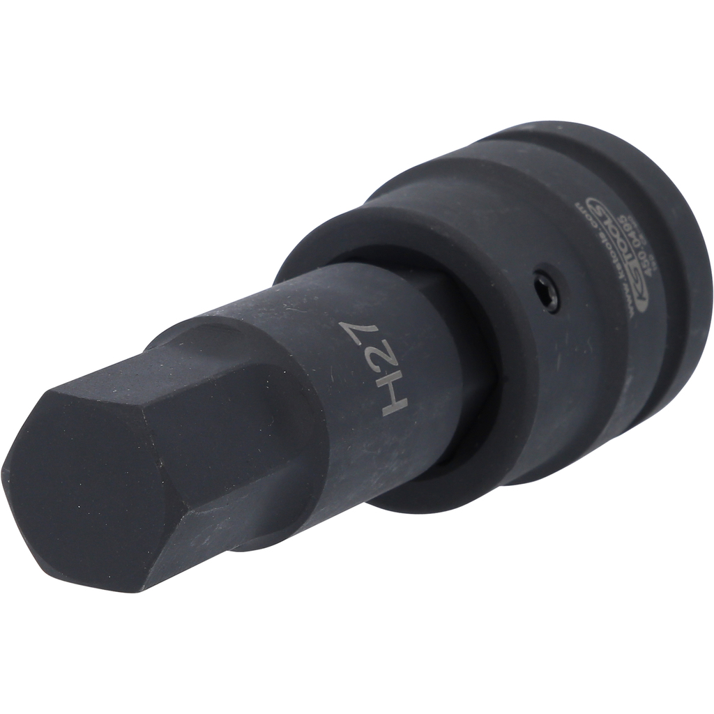 1" gara trieciena uzgaļa muciņa iekšējam sešstūrim, 27 mm (450.0495, KS TOOLS)