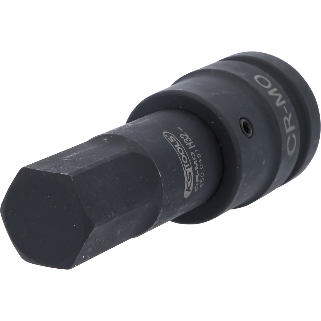 1" long impact bit socket, hex, 32 mm (450.0497, KS TOOLS)