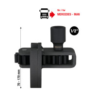 1/2″ variklio sukimo įtaisas Mercedes-Benz / MAN, 100 mm (455.0021, KS TOOLS)