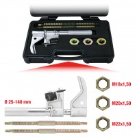 UTILITY VEHICLE THREAD REPAIR SET 25 - 140 mm; 7 pieces (150.1435, KS TOOLS)