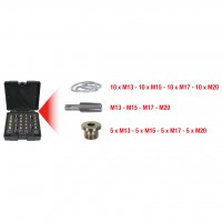Oil sump plug repair set, 64pcs (150.1450, KS TOOLS)