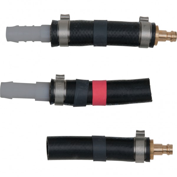 Adapteru komplekts, 3 gab., Ø 12,0 mm (melns) (150.1875, KS TOOLS)