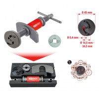 TWO WAY BRAKE CALIPER PISTON REWIND TOOL KIT (150.1965, KS TOOLS)