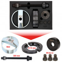 Hub fitting kit, VAG, Ø72mm, 9pcs (150.2145, KS TOOLS)