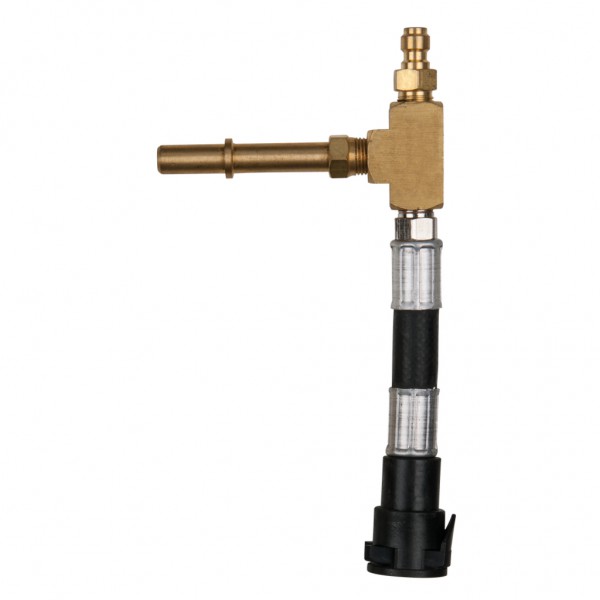 Adapterio žarna standartiniam Schrader vožtuvui 7/16"x20 UNF ir 1/4" jungčiai (150.2367, KS TOOLS)
