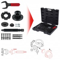 Riteņu gultņu maiņas instrumentu komplekts Ford Transit, 17 gab. (150.2370, KS TOOLS)