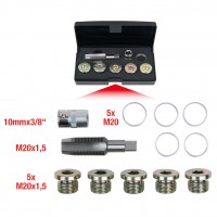oil drain plug repair kit M20 (150.4940, KS TOOLS)