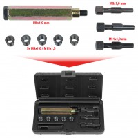 THREADfix kvēlsveču vītņu remonta komplekts M9x1, 9 gab. (150.5030, KS TOOLS)