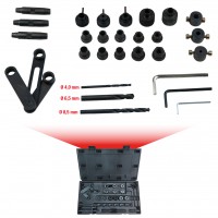 Cylinder head bore jig set, 28 pcs (150.7040, KS TOOLS)