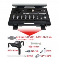 Eļļas noliešanas skrūvju un eļļas filtru komplekts, 13 gab. (150.9300, KS TOOLS)