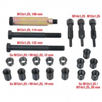 THREADfix kvēlsveču un aizdedzes sveču vītņu remonta komplekts M12x1,25, 21 gab. (150.5060, KS TOOLS)