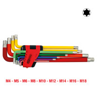 RIBE® key wrench set, XL, 9pcs (151.4500, KS TOOLS)